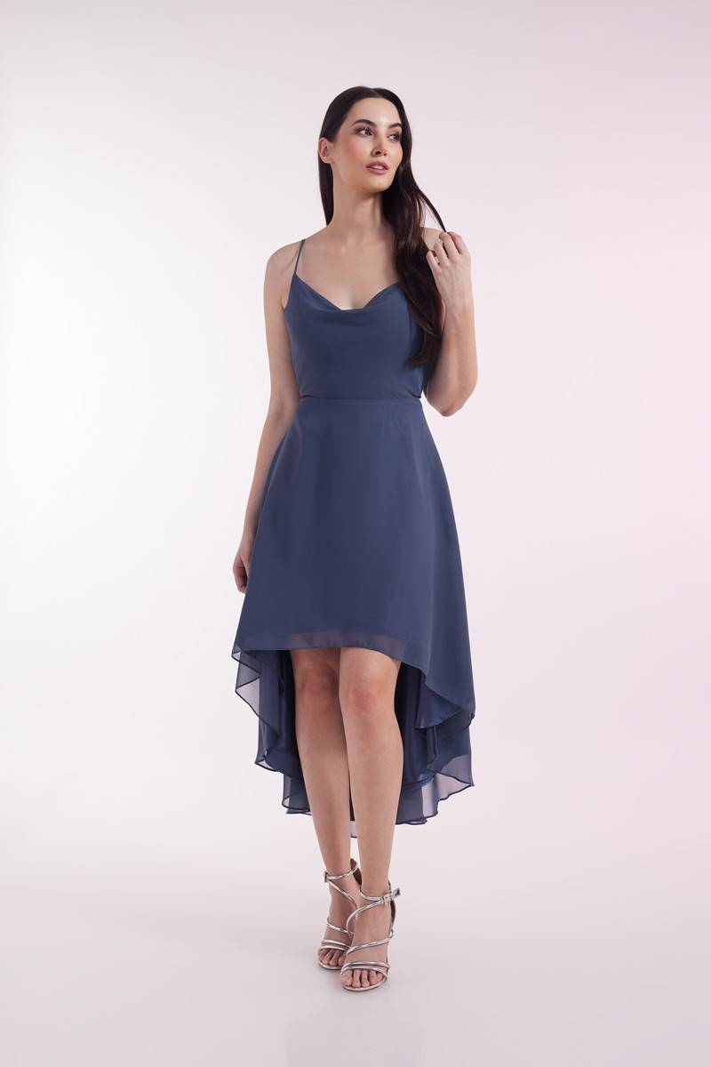 Laona SWEET BOW DRESS Vokuhila-Kleid mit Schleife aus Chiffon