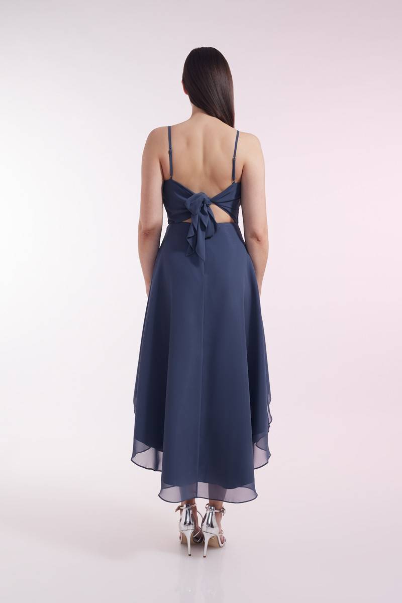 Laona SWEET BOW DRESS Vokuhila-Kleid Mit Schleife Aus Chiffon