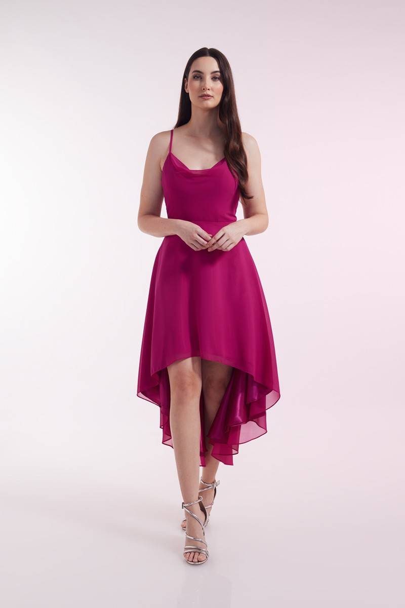 Laona SWEET BOW DRESS Vokuhila-Kleid mit Schleife aus Chiffon