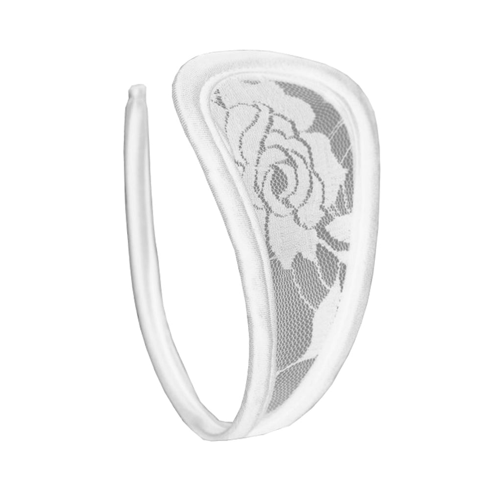 Lau Fashion 3er Set Spitze Damen C-String Slip Mini Bikini Schwarz Unterhose Dessous S/M/L