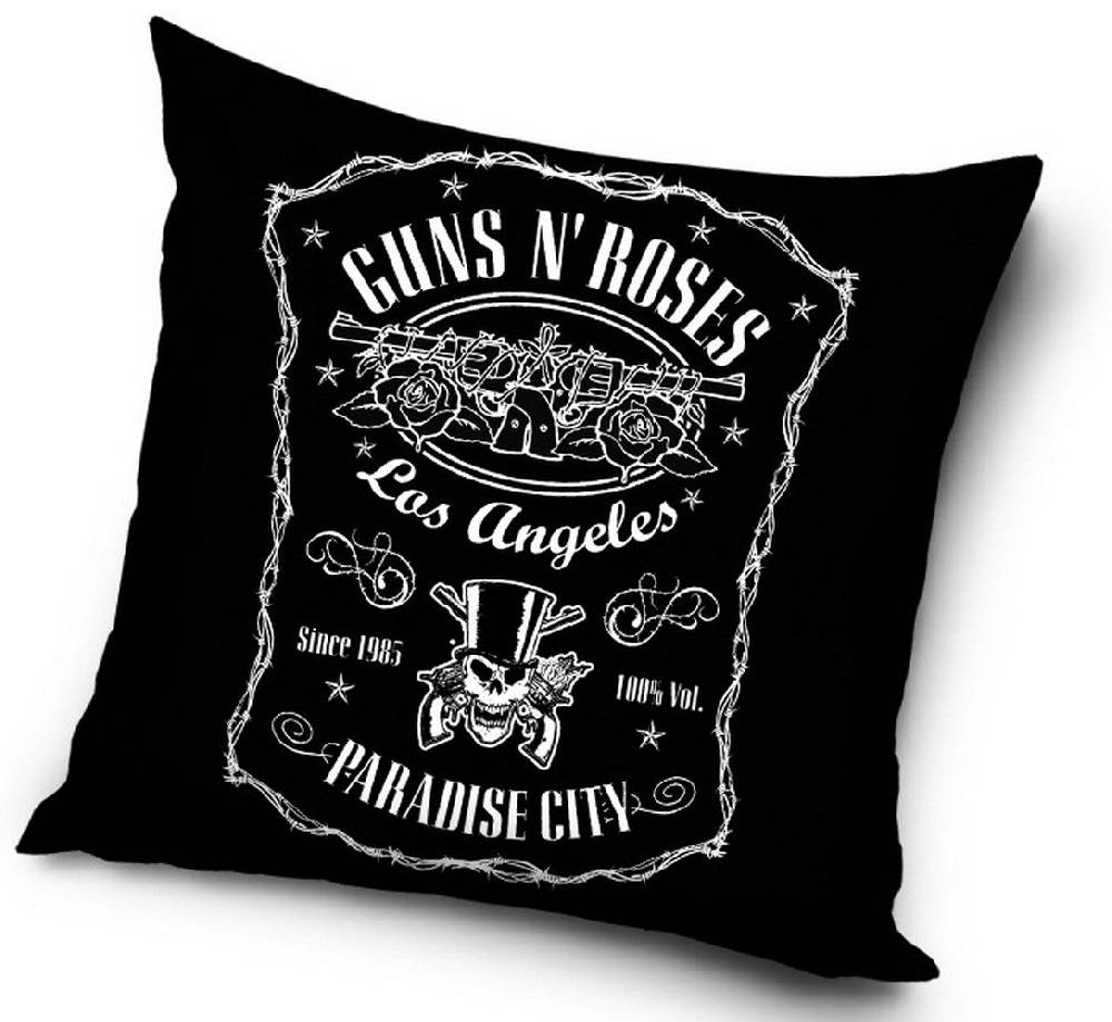 Lau Fashion ACDC Rock Kopfkissenbezug Kissenbezug Gamer Tetris Guns Roses Kissenhülle 40x40cm