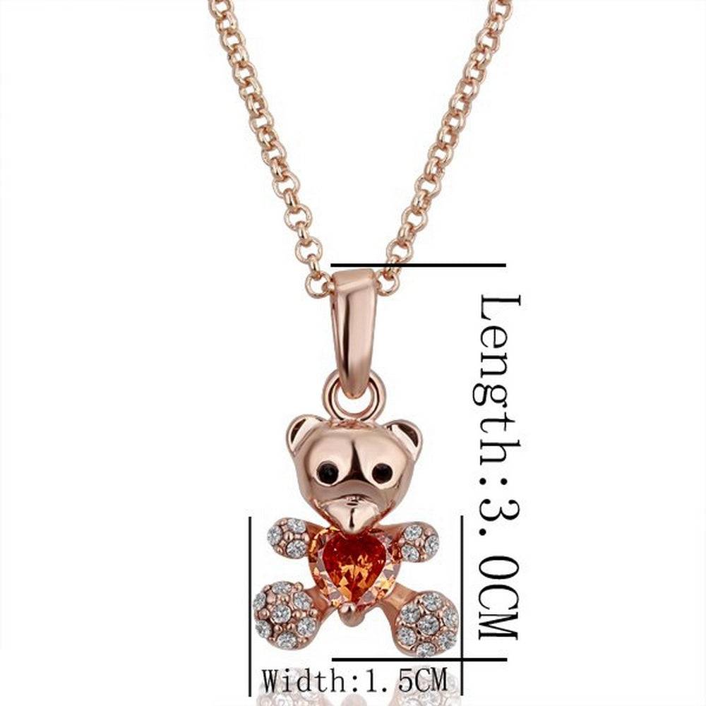 Lau Fashion Bärchen Zirkonia Hals Kette Schmuck Set Strass Smaragd Vergoldet Ø 30mm