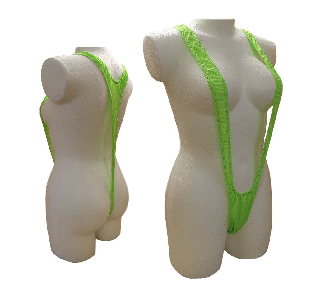 Lau Fashion Borat Tanga Badehose Mankini Badeanzug Kostüm C-String Einheitsgröße S/M