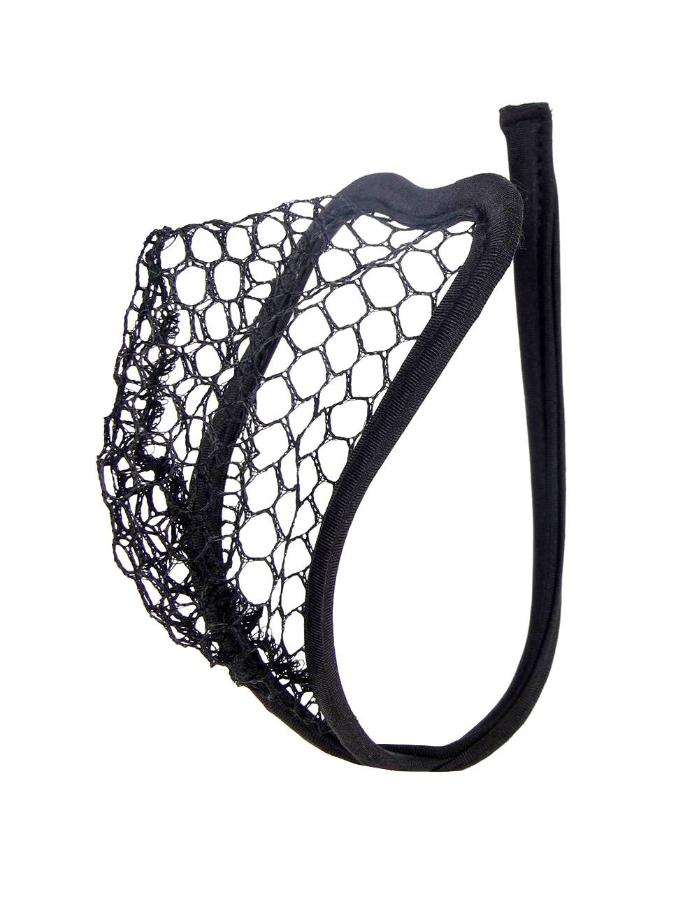 Lau Fashion C-String Netz Schwarz Transparent Herren Tanga Panty Netz Unterwäsche Dessous S/M/L