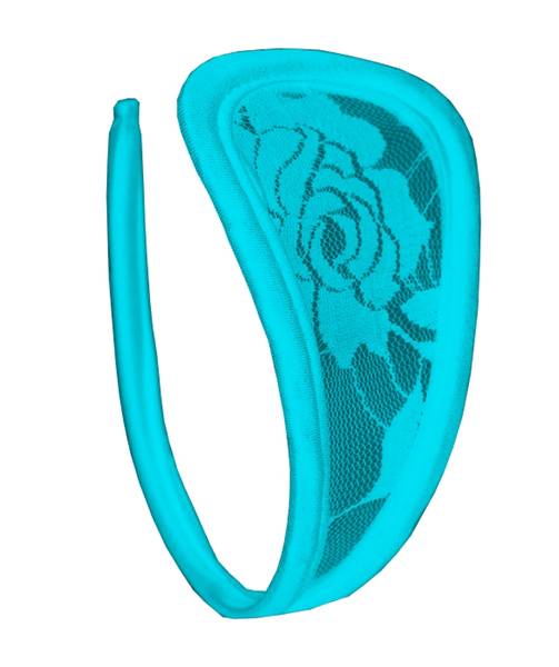 Lau Fashion Damen Spitze C-String Bikini Dessous Slip Einheitsgröße S/M/L