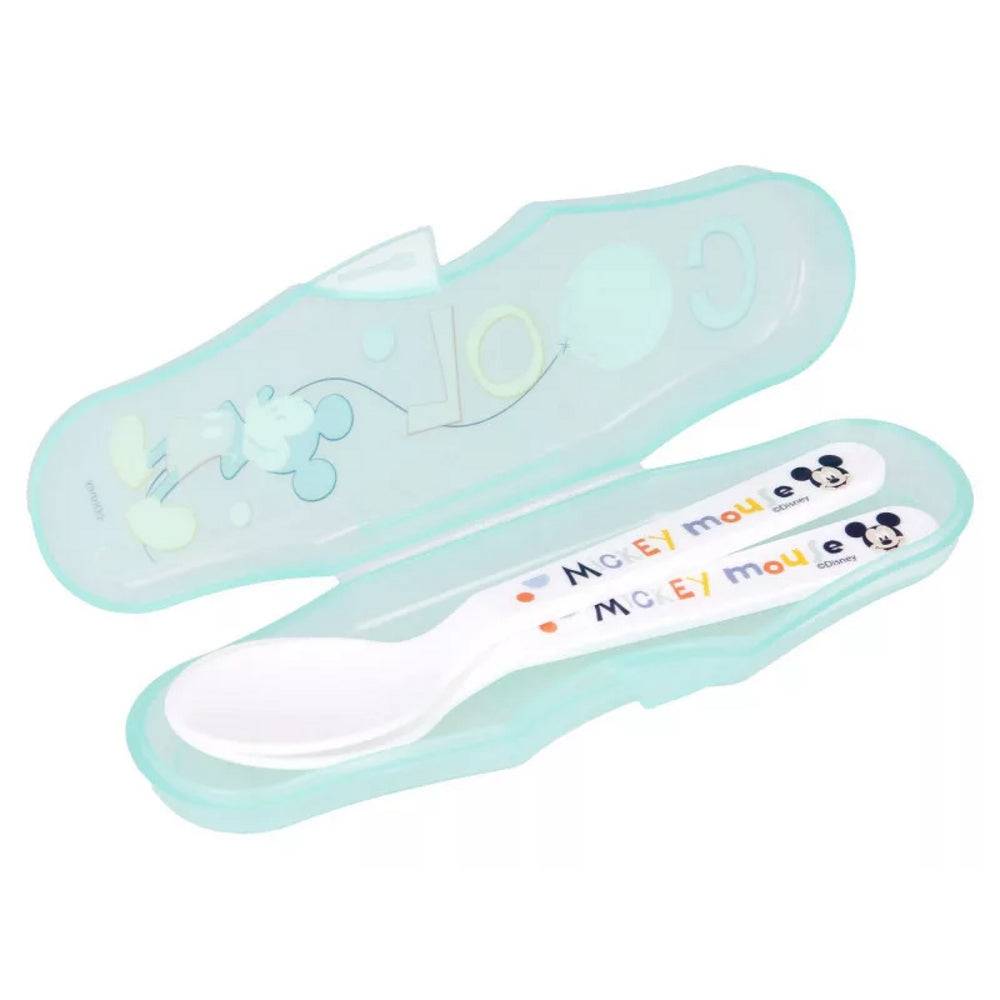 Lau Fashion Disney Reisebesteckset Mickey Maus Baby Esslöffel Set Kindergarten Kids 3Tlg