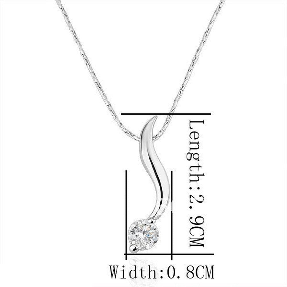 Lau Fashion Fashion Edle Damen Halskette Schmuck Zirkonia Strass Anhänger Vergoldet Ø 29mm