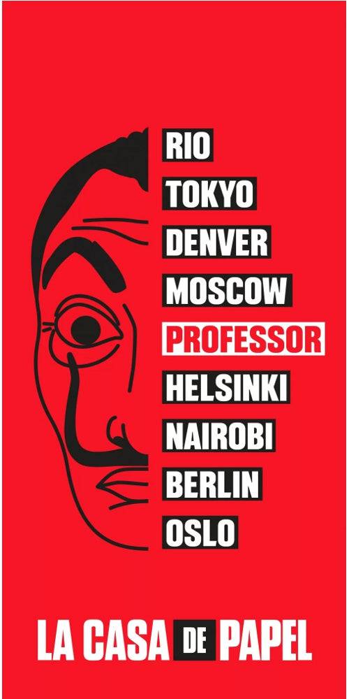 Lau Fashion Haus des Geldes Unisex Badetuch Handtuch Städte Strandtuch 70x140cm