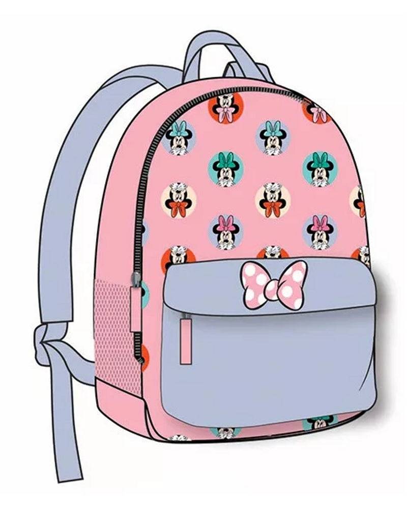 Lau Fashion Minnie Maus Rucksack Tragetasche Disney Mädchen Rosa Kindergarten Tagesmutter 28cm