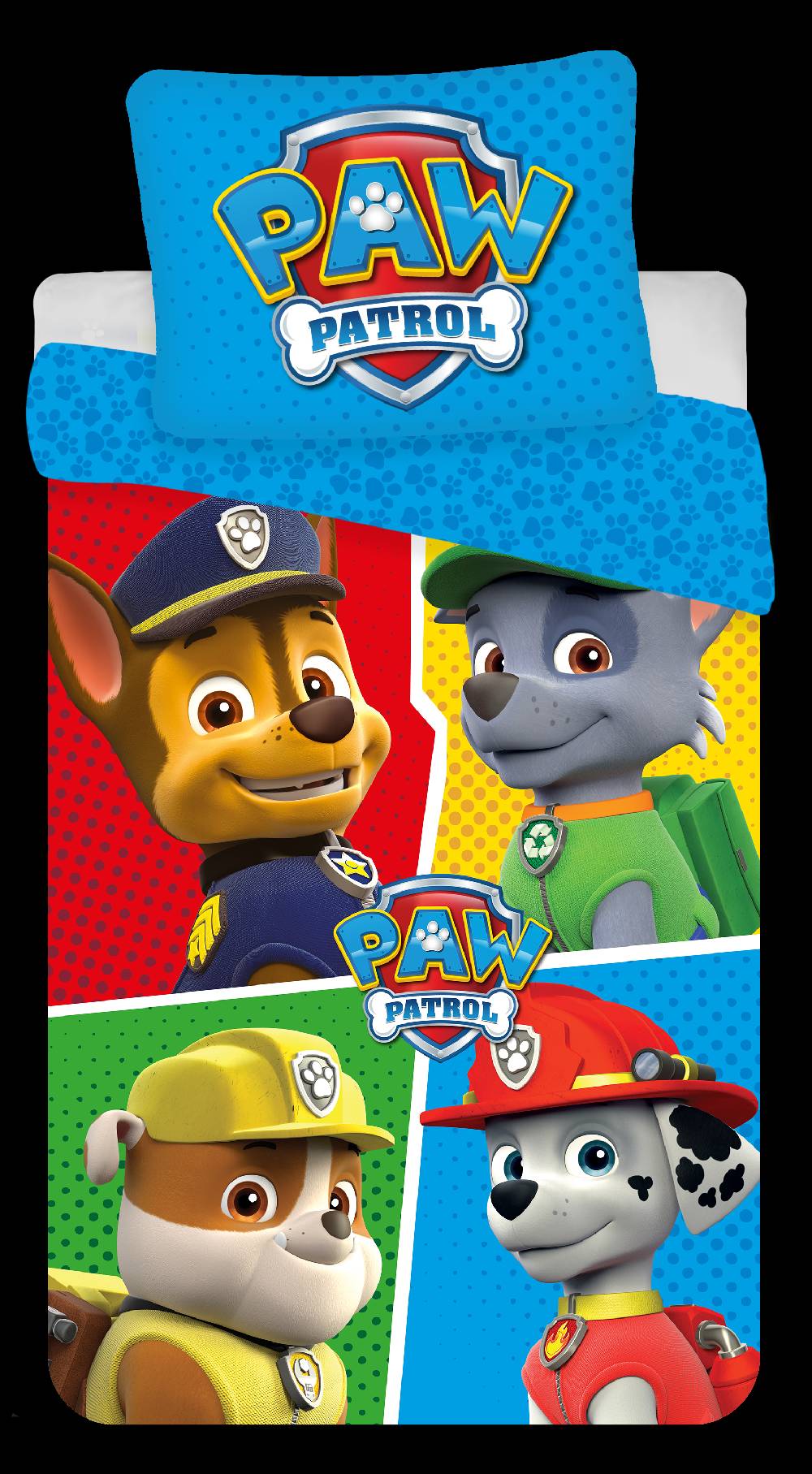 Lau Fashion Paw Patrol Jungen Bettwäsche Set Bettbezug Kinder Wendebettwäsche 140×200cm