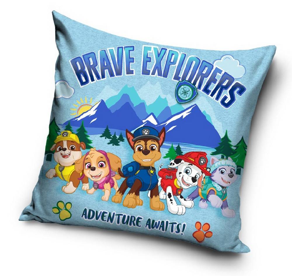 Lau Fashion Paw Patrol Kissenhülle Kissenbezug Kopfkissenbezug Kinder Bett Sofa Hunde 40x40cm