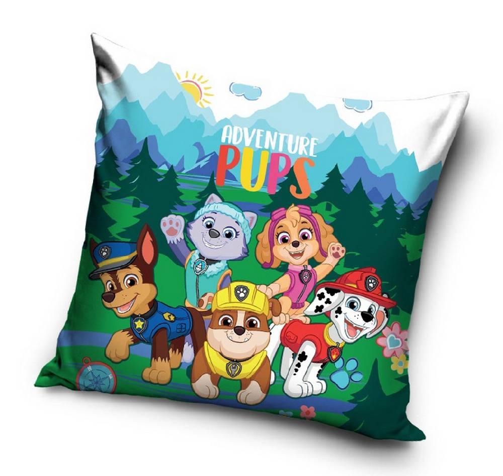 Lau Fashion Paw Patrol Kissenhülle Kissenbezug Kopfkissenbezug Kinder Bett Sofa Hunde 40x40cm