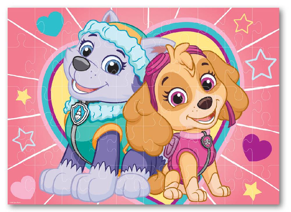 Lau Fashion Paw Patrol Love Liebe Skye Everest Kinderpuzzle 50 Teile Kinder Ab 3 Jahre