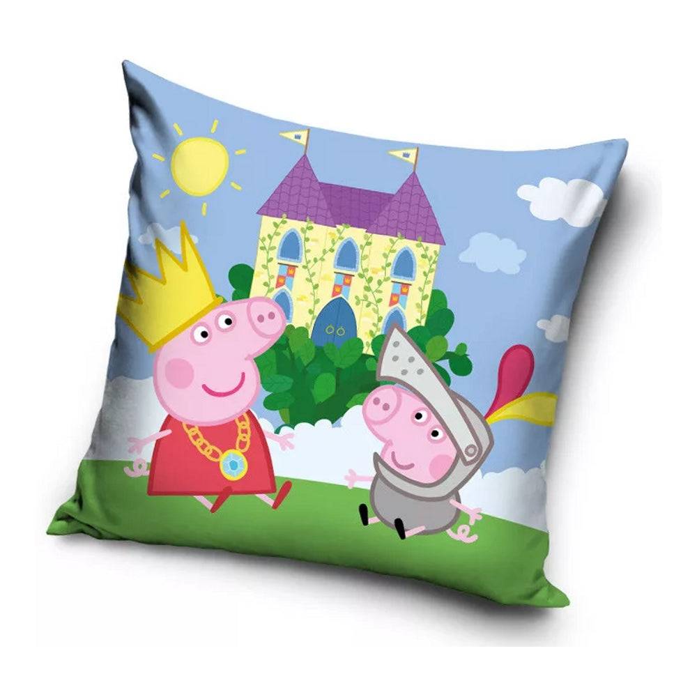 Lau Fashion Peppa Wutz Kopfkissenbezug Kissenbezug Kissenhülle Kinder Bett Sofa Logo 40x40cm