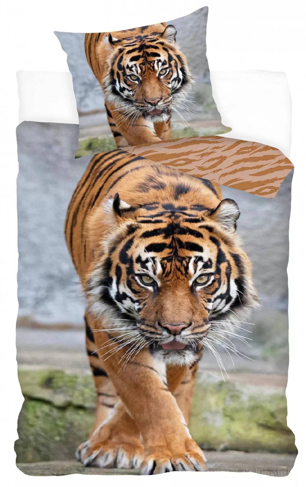 Lau Fashion Safari Tiere Wendebettwäsche Bettwäsche Set Bettbezug 140×200cm