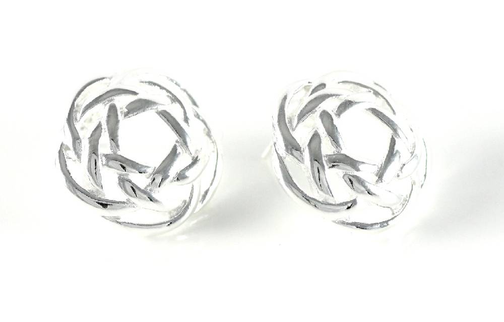 Lau Fashion Silber Damen Frauen Fashion Ohrstecker Geschenk Schmuck Ohrringe Ø 20mm