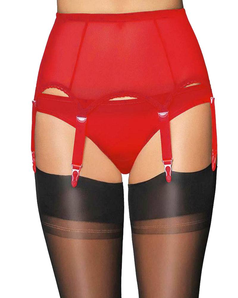 Lau Fashion Strumpfhalter Unterwäsche Strapsgürtel Dessous Hüfthalter Strapse Tanga S M L XL - P5182