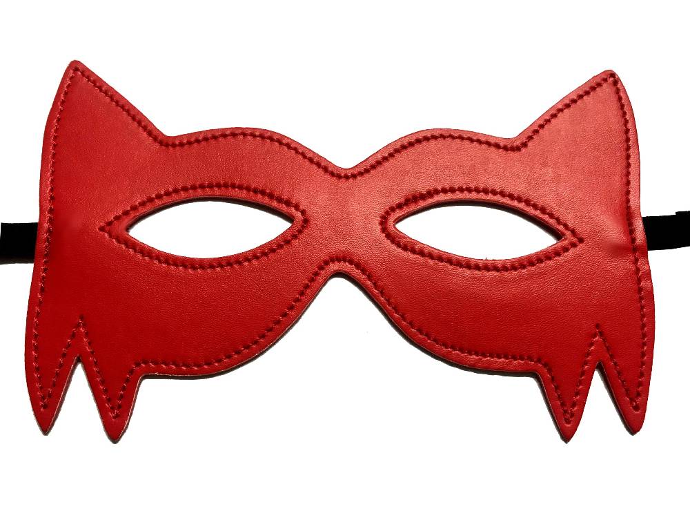 Lau Fashion Unisex Lack Leder Batman Gothic Maske Augenmaske Venezianische Karneval Ball