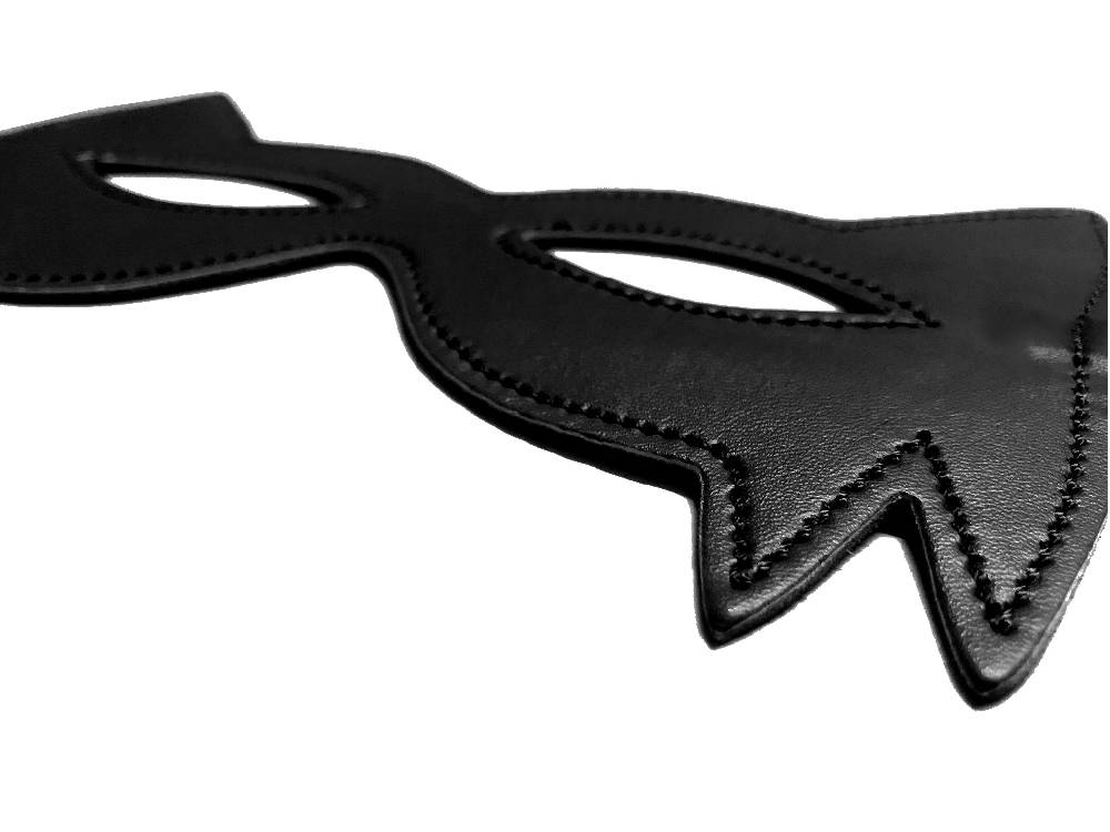 Lau Fashion Unisex Lack Leder Batman Gothic Maske Augenmaske Venezianische Karneval Ball