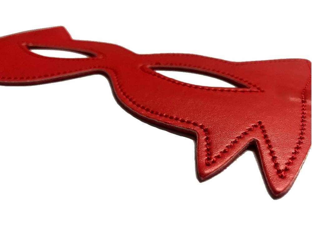 Lau Fashion Unisex Lack Leder Batman Gothic Maske Augenmaske Venezianische Karneval Ball