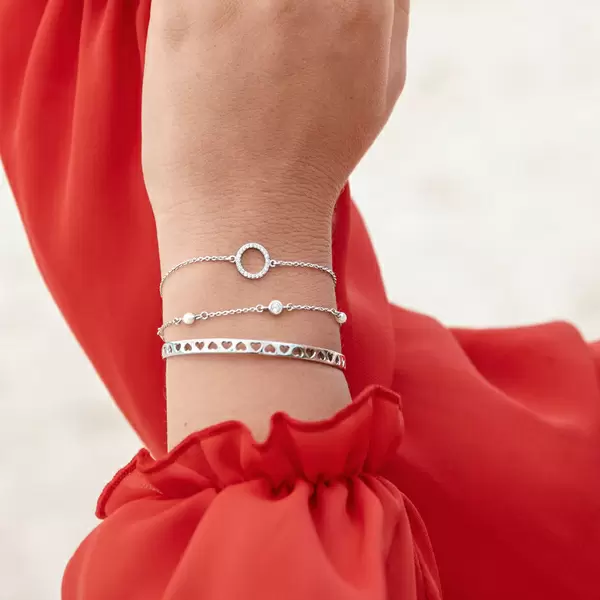 Leaf Jewelry Armband Circle Of Life, 925 Sterlingsilber