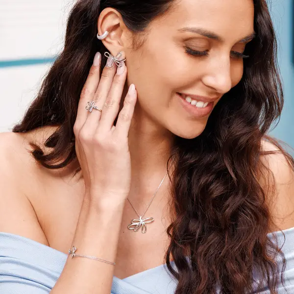 Leaf Jewelry Armkette Blossom, 18 K Rosegold Vergoldet