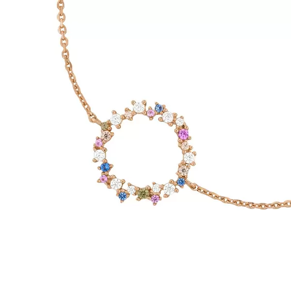 Leaf Jewelry Armkette CANDY, 18 K Rosegold Vergoldet