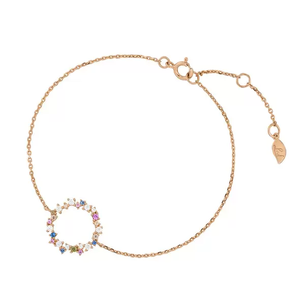 Leaf Jewelry Armkette CANDY, 18 K Rosegold vergoldet