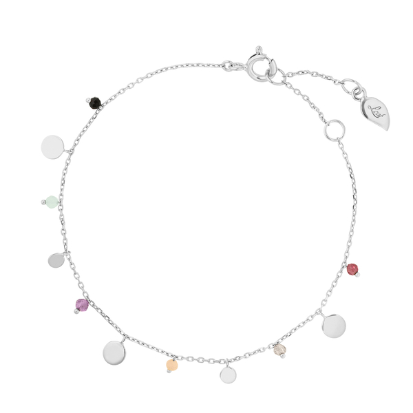 Leaf Jewelry Armkette Platelet Mix, 925 Sterlingsilber