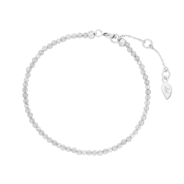 Leaf Jewelry Armkette Serenity, Labradorit, 925 Sterlingsilber