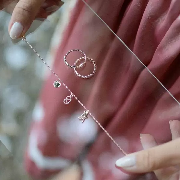 Leaf Jewelry Armkette "Wiesn-Charms", 925 Sterlingsilber