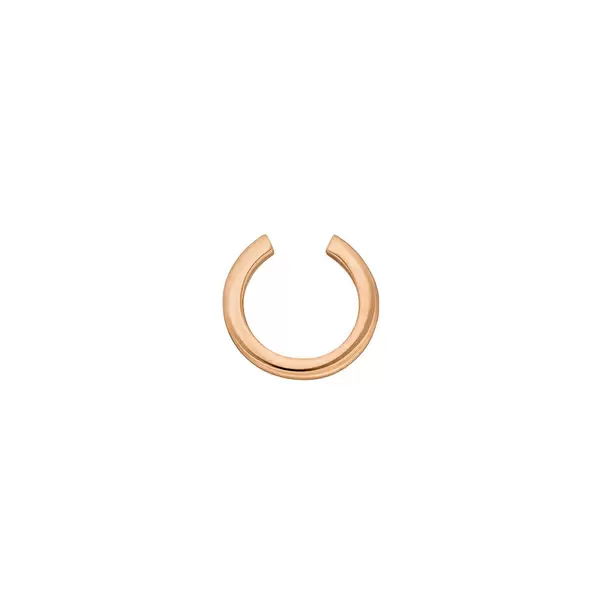 Leaf Jewelry Earcuff Basic, 10 Mm, 18 K Rosegold Vergoldet
