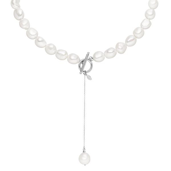 Leaf Jewelry Halskette Barockperle, 925 Sterlingsilber