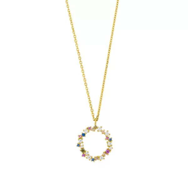 Leaf Jewelry Halskette CANDY, 18 K Gelbgold vergoldet