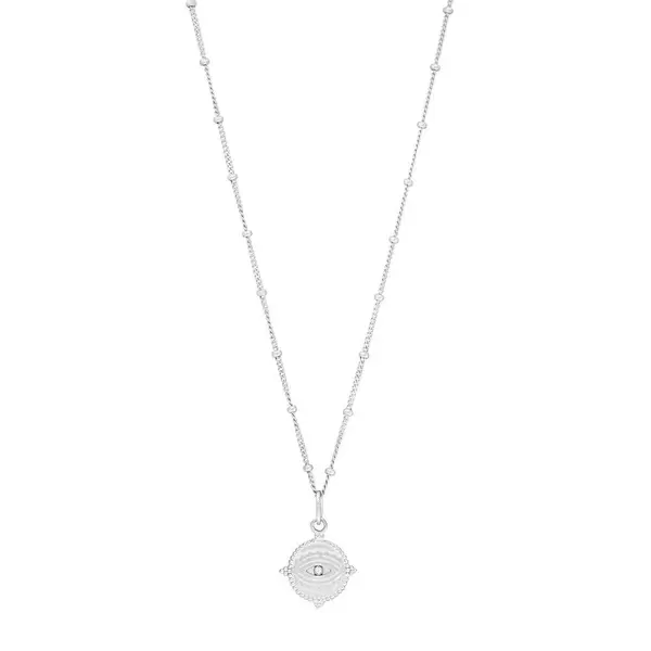 Leaf Jewelry Halskette Evil Eye, 45cm, 925 Sterlingsilber