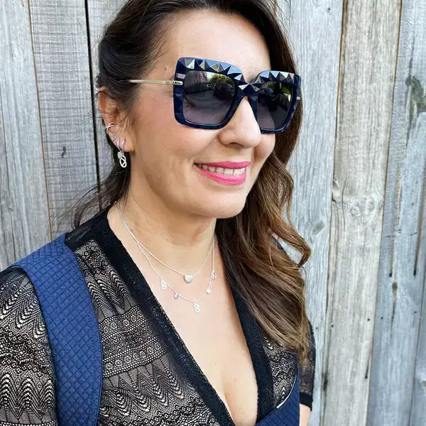 Leaf Jewelry Halskette Heart-Disc, 925 Sterlingsilber