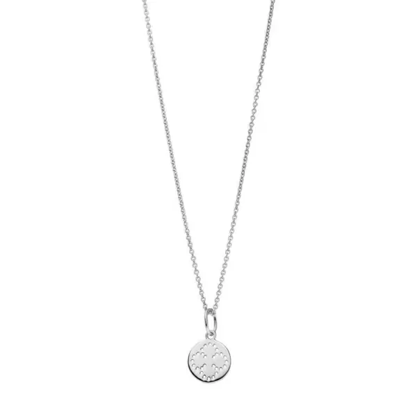 Leaf Jewelry Halskette Mini-Disc CLOVER, 925 Sterlingsilber