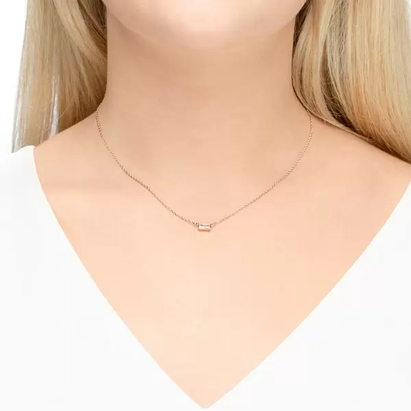 Leaf Jewelry Halskette SPARKLE, 18 K Rosegold Vergoldet