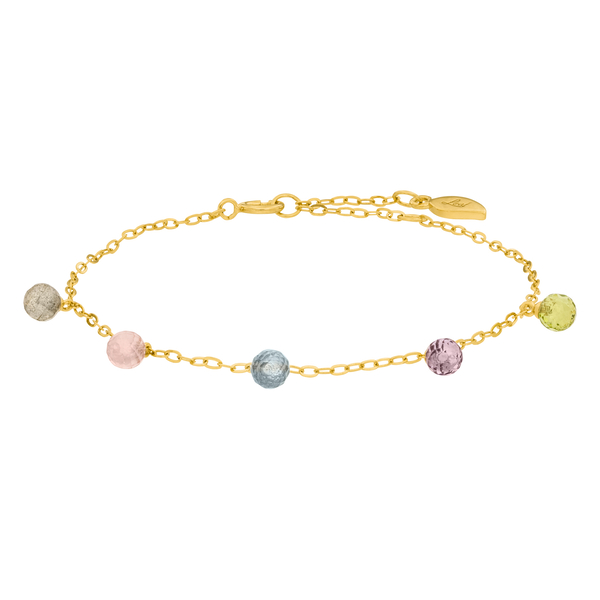 Leaf Jewelry Armkette Sweet Gems, 14K Gelbgold