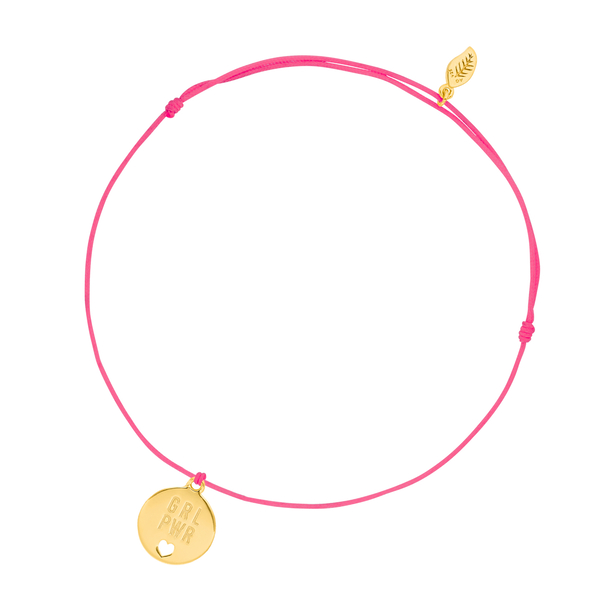 Leaf Jewelry Charity Armband GRL PWR, Pink