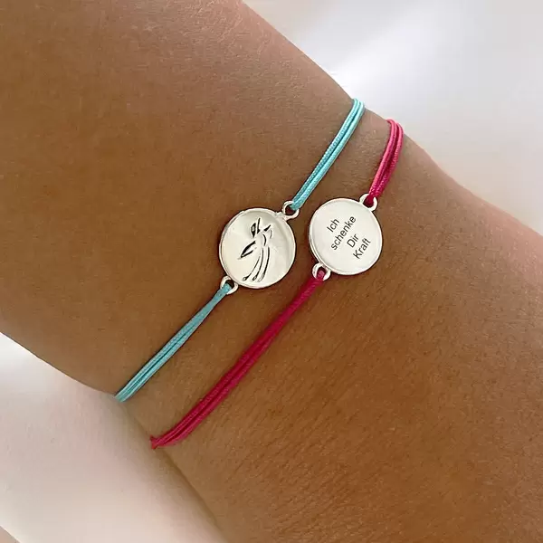 Leaf Jewelry Charity Armband KOLIBRI, Fuchsia