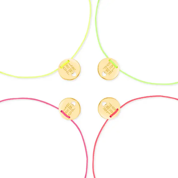 Leaf Jewelry Charity Besties Set GRL PWR, Gelbgold