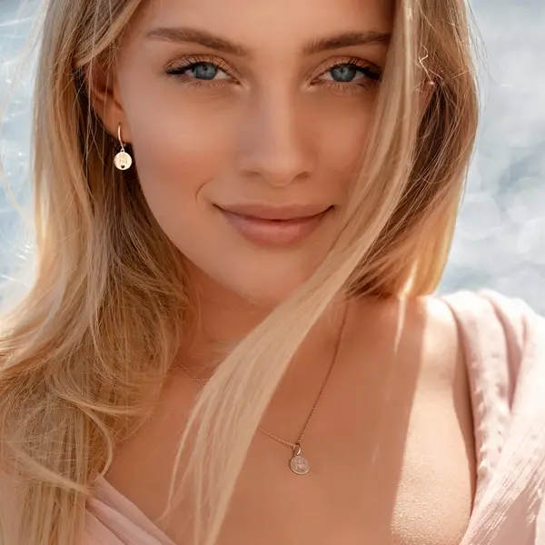 Leaf Jewelry Charity Single-Creole GRL PWR, Silber