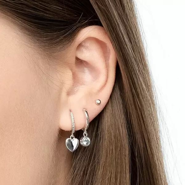 Leaf Jewelry Ear Mix, 4-er Set, 925 Sterlingsilber