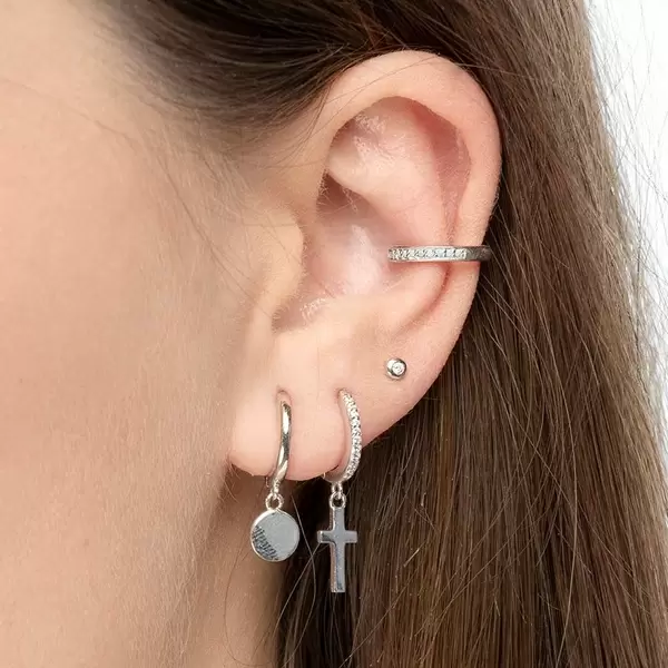 Leaf Jewelry Ear Mix, 5-er Set, 925 Sterlingsilber