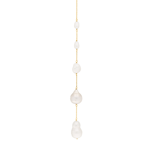 Leaf Jewelry Halskette Barock Pearls, 14K Gelbgold