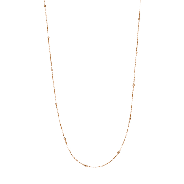 Leaf Jewelry Halskette Beads, 14K Rosegold