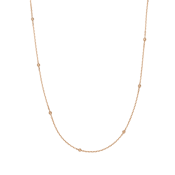 Leaf Jewelry Halskette Beads, 14K Rosegold