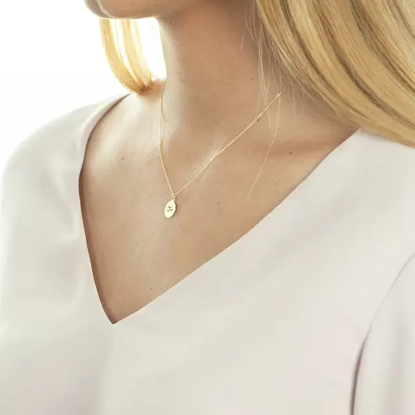 Leaf Jewelry Halskette Birds, 14 K Gelbgold