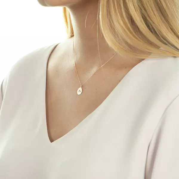 Leaf Jewelry Halskette Birds, 14 K Rosegold